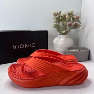 Vionic Women's Sandals in Vibrant Orange